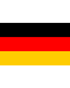 Bandera de Interior para protocolo: Alemania 90x150cm