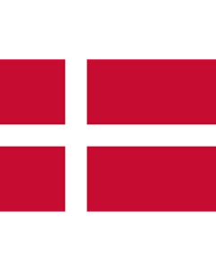 Flagge: Small Dänemark  |  Querformat Fahne | 0.7m² | 70x100cm 