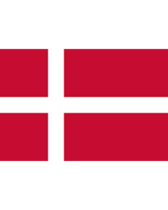 Bandera: Dinamarca |  bandera paisaje | 0.24m² | 40x60cm 