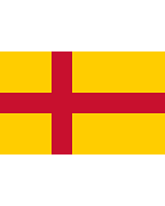 Flagge:  Kalmar Union | Merely a recreation of what the flag is thought to have looked like | Tämä on vain luomus siitä miltä Kalmarin unionin lipun arvellaan näyttäneen | Kalmarunionens  |  Querformat Fahne | 0.06m² | 20x30cm 
