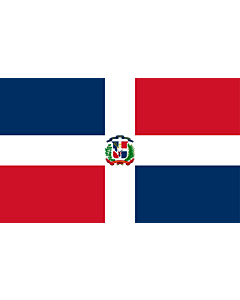 Flagge: XL+ Dominikanische Republik  |  Querformat Fahne | 2.4m² | 120x200cm 