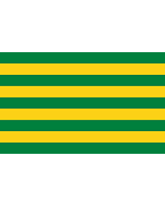 Flag: Gualaceo Canton, Ecuador |  landscape flag | 1.35m² | 14.5sqft | 90x150cm | 3x5ft 
