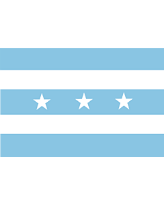 Bandera: Província Guayas |  bandera paisaje | 1.35m² | 90x150cm 