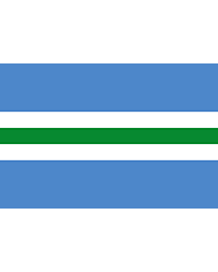 Flagge: Large Sõmeru | Municipal flag of Sõmeru, Estonia  |  Querformat Fahne | 1.35m² | 90x150cm 