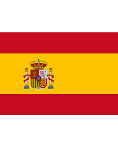 Flag: Spain |  landscape flag | 0.7m² | 7.5sqft | 70x100cm | 2x3ft 