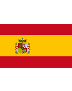 Flag: Spain |  landscape flag | 3.75m² | 40sqft | 150x250cm | 5x8ft 