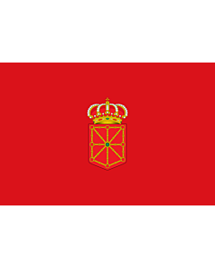 Bandiera: Navarra |  bandiera paesaggio | 0.24m² | 40x60cm 