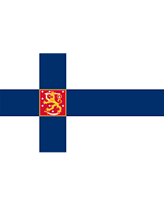 Flag: Finland |  landscape flag | 6.7m² | 72sqft | 200x335cm | 6x11ft 