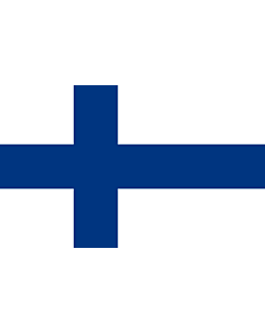 Bandera de Interior para protocolo: Finlandia 90x150cm