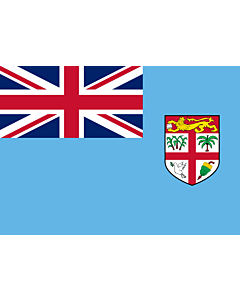 Bandera: Fiyi |  bandera paisaje | 0.7m² | 70x100cm 