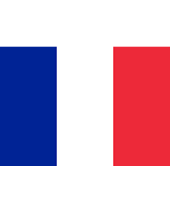 Bandiera: Francia |  bandiera paesaggio | 0.7m² | 70x100cm 