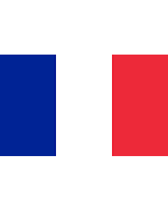Bandera: Francia |  bandera paisaje | 1.35m² | 90x150cm 