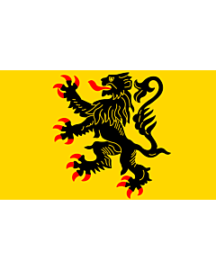 Flag: Nord-Pas-de-Calais |  landscape flag | 6.7m² | 72sqft | 200x335cm | 6x11ft 