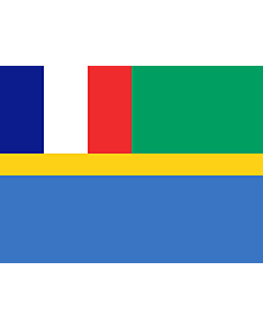 Flag: Gabon, 1959-1960 |  landscape flag | 1.35m² | 14.5sqft | 100x130cm | 40x50inch 