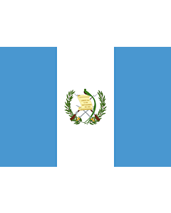 Bandiera: Guatemala |  bandiera paesaggio | 0.7m² | 70x100cm 