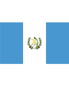 Flagge: XXL+ Guatemala  |  Querformat Fahne | 3.75m² | 150x250cm 