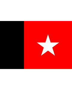 Bandiera: Republic of Independent Guyana  1887-1904 | Republic of Independent Guyana between 1887 - 1904 | République indépendante de Guyane  1887-1904 | República de Cunani  1887-1904 |  bandiera paesaggio | 2.16m² | 120x180cm 
