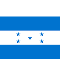 Bandera: Honduras |  bandera paisaje | 0.7m² | 70x100cm 