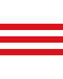 Flagge: Large Varaždin | Croatian city Varaždin  |  Querformat Fahne | 1.35m² | 80x160cm 