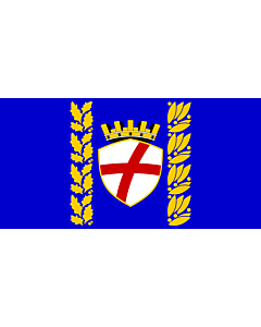 Bandera: Rovinja | City of Rovinj | Stadt Rovinj | Della Città di Rovigno | Grada Rovinja | Mesta Rovinja |  bandera paisaje | 2.16m² | 100x200cm 