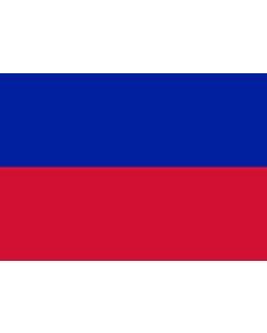 Bandiera: Haiti |  bandiera paesaggio | 0.7m² | 70x100cm 