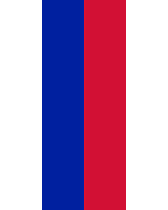Vertical Hanging Beam Flag: Haiti |  portrait flag | 3.5m² | 38sqft | 300x120cm | 10x4ft 