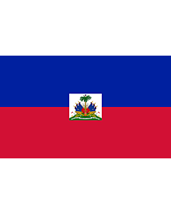 Bandera: Haití |  bandera paisaje | 1.5m² | 100x150cm 