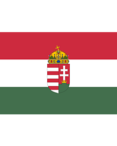 Flag: Hungary |  landscape flag | 0.7m² | 7.5sqft | 70x100cm | 2x3ft 