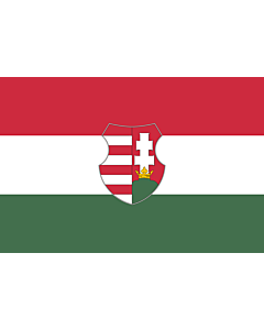Flag: Hungary from mid/late 1946 to 20 August 1949 and from 12 November 1956 to 23 May 1957 |  landscape flag | 2.16m² | 23sqft | 120x180cm | 4x6ft 
