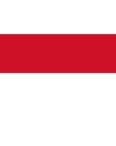 Drapeau: Indonésie |  drapeau paysage | 3.375m² | 150x225cm 