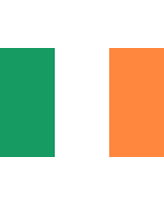 Flagge: Medium Irland  |  Querformat Fahne | 0.96m² | 80x120cm 