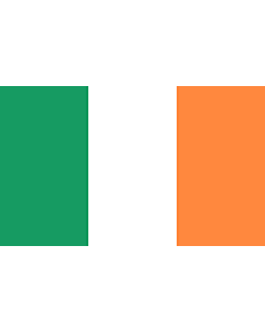 Drapeau: Irlande |  drapeau paysage | 1.35m² | 90x150cm 