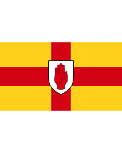 Bandiera: Ulster |  bandiera paesaggio | 3.375m² | 150x225cm 