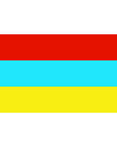 Flagge: Large Meghalaya  |  Querformat Fahne | 1.35m² | 90x150cm 