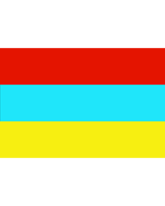 Flag: Meghalaya |  landscape flag | 2.16m² | 23sqft | 120x180cm | 4x6ft 