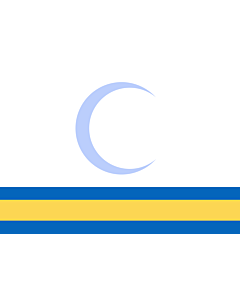 Bandera: Proposed flag of Iraq  Coalition Provisional Authority | A proposal for the a future iraqi flag by the Coalition Provisional Authority from 2004, rejected after widespread criticism |  bandera paisaje | 1.35m² | 90x150cm 