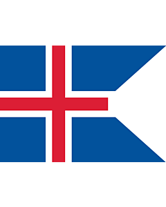 Flag: Iceland |  landscape flag | 0.7m² | 7.5sqft | 70x100cm | 2x3ft 