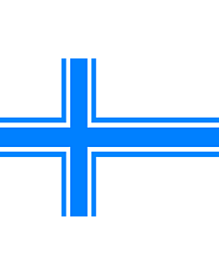 Bandiera: Iceland - 1914 Proposal | Version of Image Flag of Iceland - 1914 Proposal |  bandiera paesaggio | 1.35m² | 90x150cm 