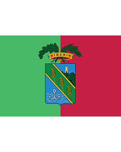 Drapeau: Province de Latina |  drapeau paysage | 0.24m² | 40x60cm 