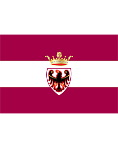 Raum-Fahne / Raum-Flagge: Provinz Trento 90x150cm