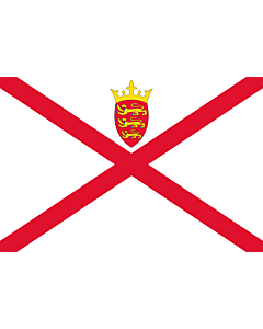 Flag: Jersey |  landscape flag | 0.06m² | 0.65sqft | 20x30cm | 8x12in 