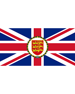 Flag: Lieutenant Governor of Jersey |  landscape flag | 2.16m² | 23sqft | 100x200cm | 40x80inch 
