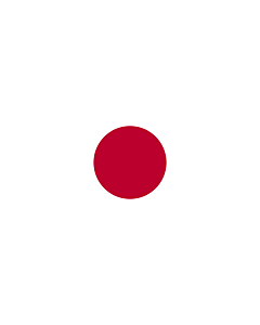 Ausleger-Flagge:  Japan  |  Hochformat Fahne | 6m² | 400x150cm 
