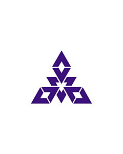 Flagge: XXS Fukuoka  |  Querformat Fahne | 0.24m² | 40x60cm 