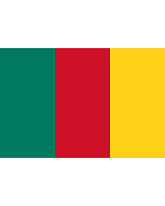 Flagge: Large Kamerun  1957-1961  |  Querformat Fahne | 1.35m² | 90x150cm 