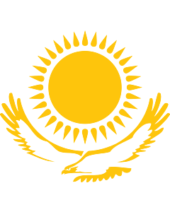 Flagge: XL Eagle and sun from the Kazakh | Republic of Kazakhstan | Qazaxıstan Respublikasının | Сцяг Казахстану | Kazachstánu | Ղազախստանի դրոշը | ყაზახეთის დროშა | Қазақстан Республикасының байрағы | Казакстан Республикасынын Туусу | Kazahstanului | Фла