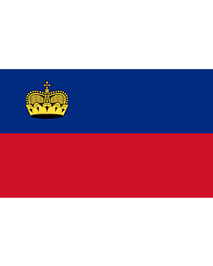 Drapeau: Liechtenstein |  drapeau paysage | 3.75m² | 150x250cm 