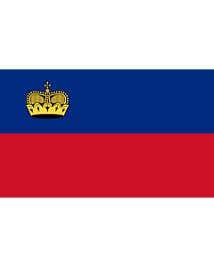 Flag: Liechtenstein |  landscape flag | 1.35m² | 14.5sqft | 90x150cm | 3x5ft 