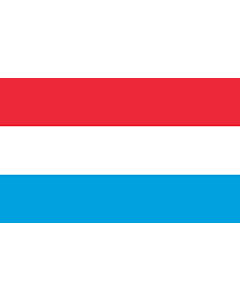 Flagge: XL+ Luxemburg  |  Querformat Fahne | 2.4m² | 120x200cm 