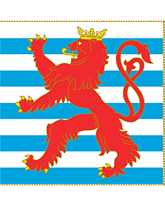 Drapeau: Army Colours of Luxembourg Obverse |  2.16m² | 150x150cm 